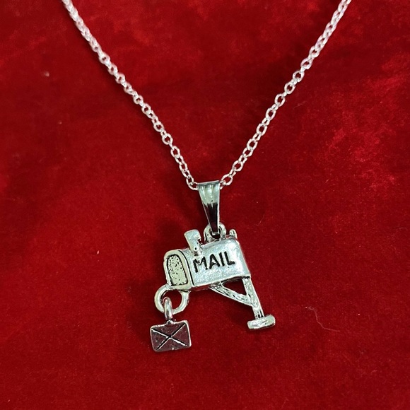 Mailbox Necklace Mail Carrier Postal Worker May Be Personalized - Picture 4 of 8